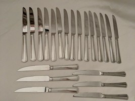 21 Piece Lot Reed &amp; Barton Walden Stainless 18/10 Knives and Serrated Kn... - £30.75 GBP