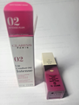 CLARINS LIP COMFORT OIL, #2 INTENSE PLUM, 0.2 OZ NIB - $251.38 MXN