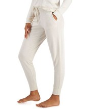 Alfani Womens Super Soft Jogger Pajama Pants Size X-Large Color Oatmeal Heather - £28.68 GBP
