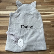 Pottery Barn Baby Koala Baby Gray Towel Monogrammed Name DAISY  New With... - $348.45 MXN