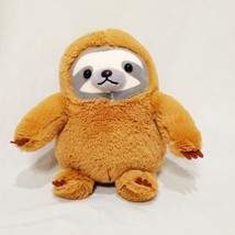 Sloth 3 Toes Plush Stuffed Animal 8&quot; Brown  2020 Lily Anne Design Co - £13.18 GBP