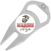 Marine Corps Wife Golf Ball Marker Divot Repair Tool Bottle Opener - £9.07 GBP