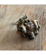 Vintage John Raya Beasties Of The Kingdom Linus Lion Keychain 1988 - $266.66 MXN