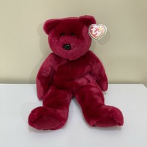 TY 1998 Beanie Buddies Cranberry Teddy Bear Stuffed Animal Plush Toy 13&quot;... - $12.16