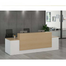Commercial Office Furniture Hot Sale Elegant Front Desk Bar Counter Lobby Wooden - £1,513.97 GBP