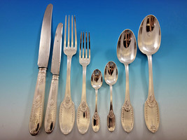 Empire by Olier &amp; Caron French Sterling Silver Flatware Set Service Dinn... - £8,562.49 GBP