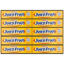 Juicy Fruit Gum WRIGLEY&#39;S Chewing Gum Bulk Pack, 5 Stick (Pack of 40) - £25.34 GBP