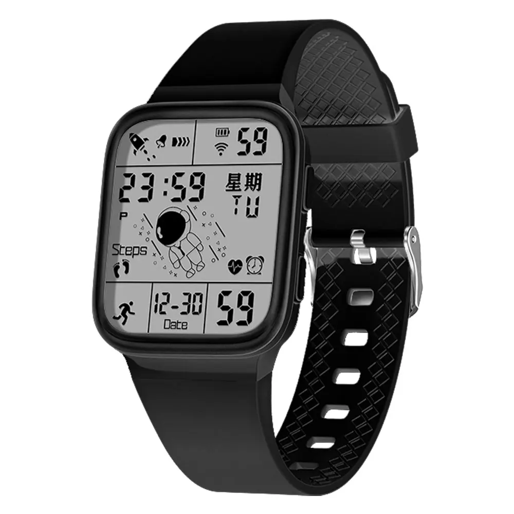 SMAEL LED Display Digital Watch for Men Women Fashion  White Waterproof  Unisex  - £49.14 GBP