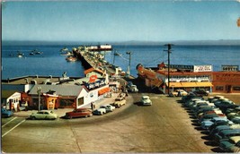 Fisherman&#39;s Wharf, Santa Cruz, California Vintage postcard (D12) - £4.36 GBP