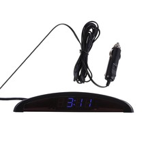 1 pc car clock high precision electronic clock desk clock voltmeter thumb200