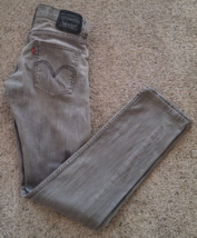 Levi&#39;s The Original 511 Skinny Jeans Gray 29x32 Stretch - $20.37