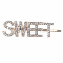 Hair Bling - Fashion Hairpins - Rhinestone Encrusted Diamond Style - &quot;SWEET&quot; - £2.35 GBP