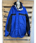 Columbia Cross Terra Blue Black Gray Lined Winter Ski Coat Men&#39;s Size 2X... - €42,97 EUR