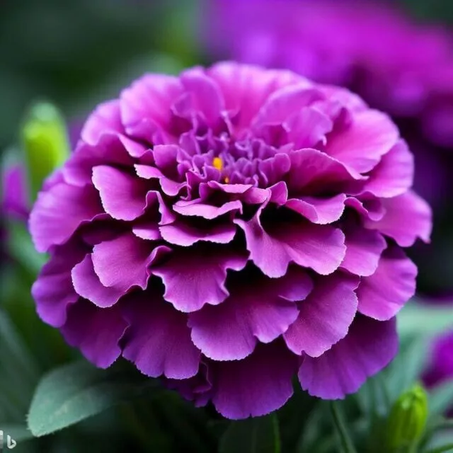 25 Seeds Purple India Marigold Seeds for Garden Planting  - $11.95