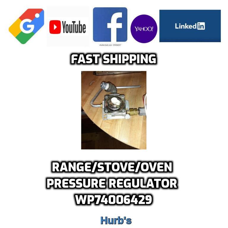 Range/Stove/Oven Pressure Regulator WP74006429 (Nat. Gas) Cooking