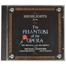 Highlights from The Phantom of the Opera CD The Original Cast Recording ... - $1.50