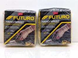 Lot of 2 3M Futuro Compression Glove Support for Aching Weak Hands Wrist... - $9.90