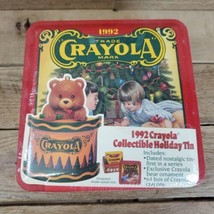 1992 Crayola Collectible Holiday Tin  64 Box of Crayola Crayons NEW MIB ... - $14.84