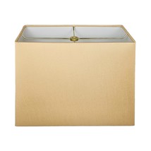 Royal Designs, Inc. Rectangle Hardback Lamp Shade, HB-613-12AGL, Antique Gold, ( - $51.43+