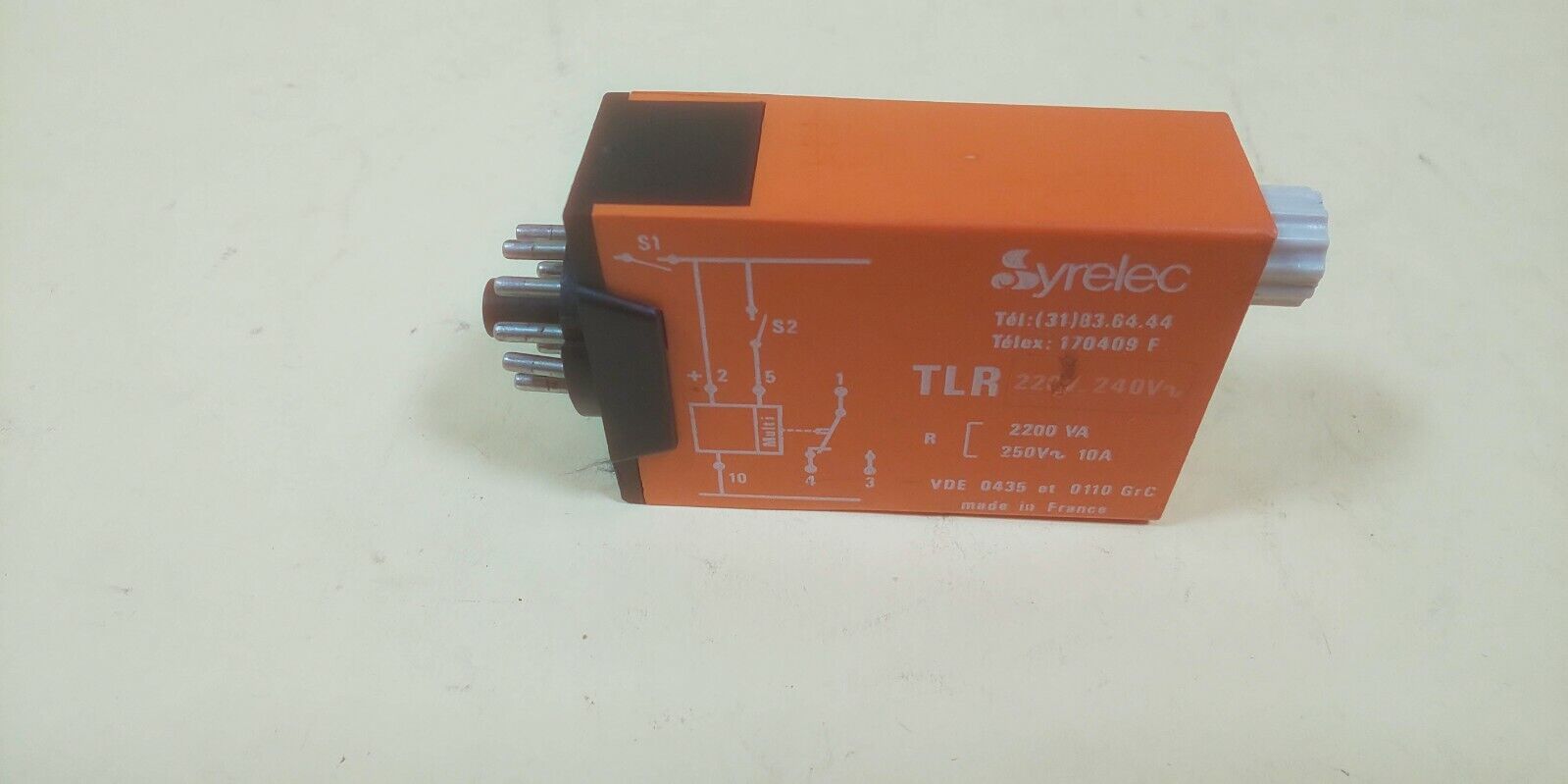 Syrelec TLR 220V 240V Timer Relay Crouzet Syrelec - $75.00