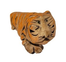 VINTAGE Artesania Rinconada Orange Black Tiger #32 Retired 4&quot;Long 2&quot; T READ - £15.01 GBP