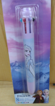 Elsa Frozen 1 Fat Ink Pen 8 Colors Assorted Inks Colorful Free Spirit Disney - £7.99 GBP