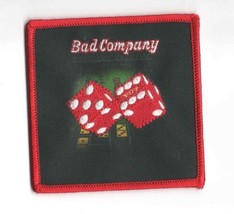 Bad Company Straight Shooter Sew-On Iron-On Embroidered Patch 3 1/4&quot; x 3... - $6.79