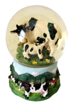 Cadona 1999 Musical Cow/Calf Snow Globe Pasture Scene Take Me Home Country Roads - £25.57 GBP