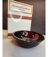 Vintage Avon 1886 - 1986 Centennial Ed. 8.5&quot; Ruby Red Serving Bowl Cape Cod - $18.00