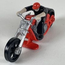 Hot Wheels Speed Cycles Choppin Chopper Red Motorcycle - $12.34
