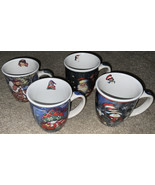 Christmas Themed Latte Mugs, Set Of 4 - $14.01