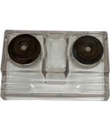 Antique Glass Sengbusch Seng Busch Ink Stand Desk Set Organizer Pen Hold... - $29.18 CAD
