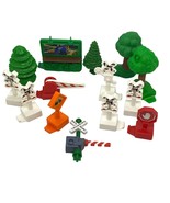 Fisher Price Geo-Trax 14 Piece Accessory Set Trees, Sign, Railway Crossi... - $23.70 CAD