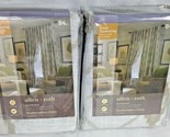 Allen + Roth Helina 52&quot; x 84&quot;  Back Tab Panel Thermal Room Set of 2  - £40.17 GBP