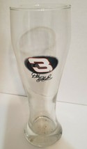  Dale Earnhardt #3 Pilsner Beer Glass 9&quot; Tall Sold by Racing Innovations 2005 - $13.58