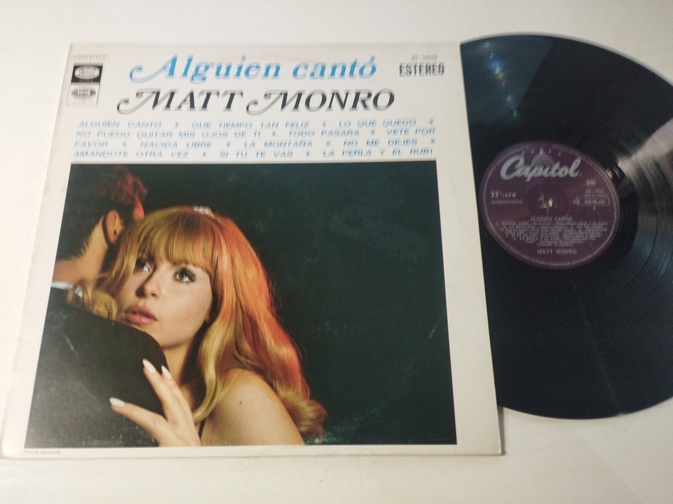 Matt Monro alguien Singing Capitol 1969 10C062-80444 - LP vinyl 12 &quot; VG/VG - $29.64