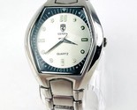 Geneva Men&#39;s Watch Stainless Steel High Quality Dust Proof Folded Bracel... - $21.77