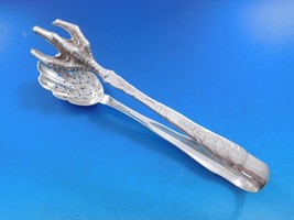 Lap Over Acid Etched by Tiffany Sterling Silver Ice Tong Large Claw w/ Flowers - $3,162.37 CAD