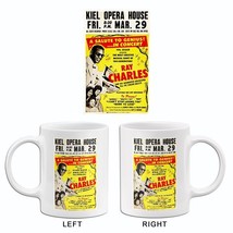 Ray Charles - 1963 - Kiel Opera House - Concert Poster Mug - £17.94 GBP+