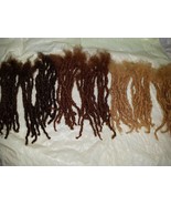 100% Human Hair handmade Dreadlocks 80 pcs 7-8&quot; long 3-4 mm color # 4, 3... - £210.10 GBP
