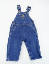 Vintage OshKosh B’Gosh Size 24M Denim Vestbak Blue Jean Overalls USA Made - $21.80