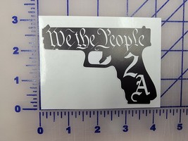 We The People Pistol 2nd Amendment Sticker Decal Car Vinyl Window Bumper... - £2.77 GBP