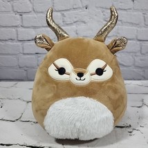 Squishmallow Kieli The Antelope Plush Soft Stuffed Animal Deer Tan Gold ... - $11.88