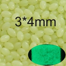 INFOF 100pcs/lot Soft Egg Beads Fishing Stop  Oval Stopper Night Fly Fishing Acc - £37.45 GBP