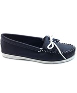 Minnetonka, Women&#39;s MOCCASINS, Navy 209 - £35.01 GBP