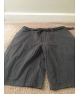 1pc Burnside Men&#39;s Big &amp; Tall Gray Casual Athletic Shorts Belted Size 40 - $47.53