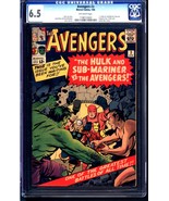 Avengers #3 (1964) CGC 6.5 - 1st Hulk & Sub-Mariner team-up; Stan Lee & Kirby - $520.99