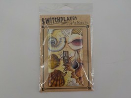 Switchplates Art Plates Inc Light Switch Cover Assorted Shells Beach Seashore - £9.01 GBP