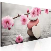 Tiptophomedecor Stretched Canvas Zen Art - Zen: Cherry Blossoms - Stretched &amp; Fr - £70.52 GBP+