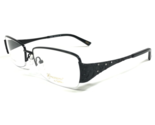 Safilo Eyeglasses Frames EMOZIONI 4343 0006 Black Rectangular Crystals 5... - $55.97